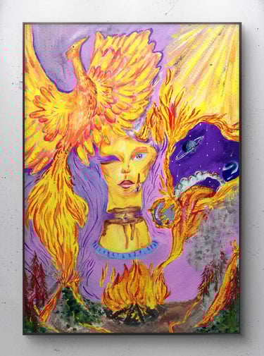 fire element painting