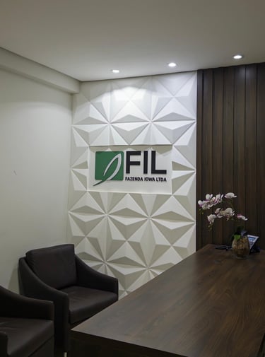 Recepção Fazenda Iowa - Escritório Central