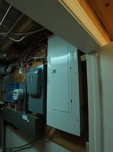 Nouvelle entrée électrique qui est maintenant en mesure de répondre aux besoins électriques,