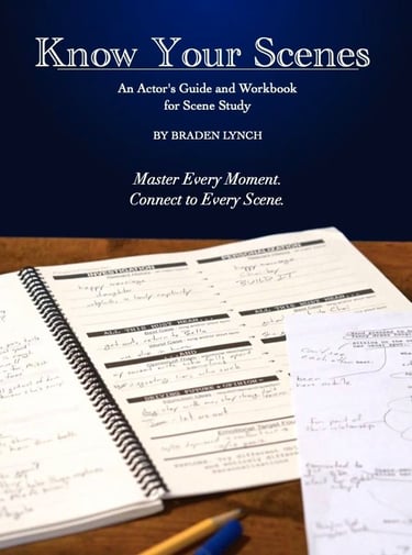 scene study scene analysis breakdown workbook