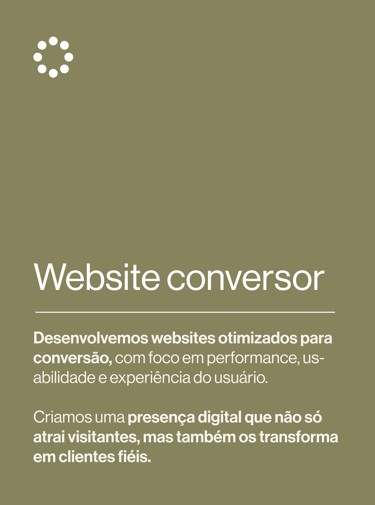 Descrição do serviço de website conversor