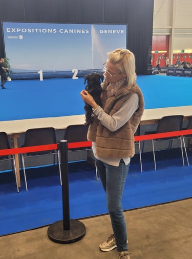 Anouk des Diamants Noirs d'Also en expo