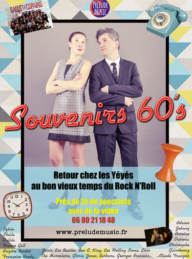 Spectacle sur les années 60