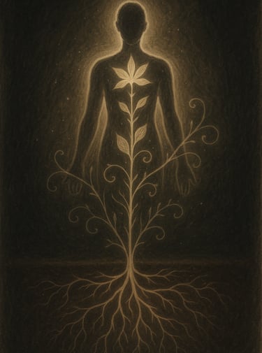 a man standing in front of a tree