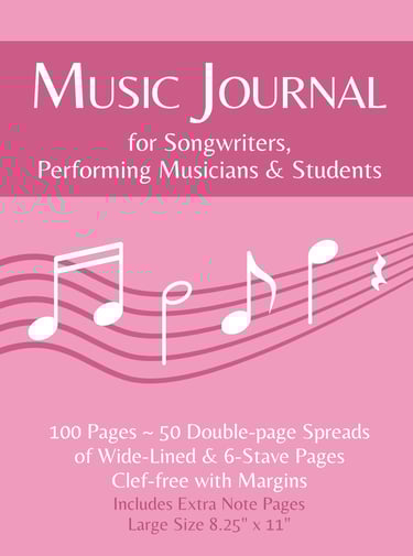 Music Journal - Pink All-Purpose Cover