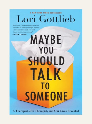 Book Cover Maybe You Should Talk To Someone