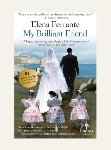 My Brilliant Friend book cover by Elena Ferrante