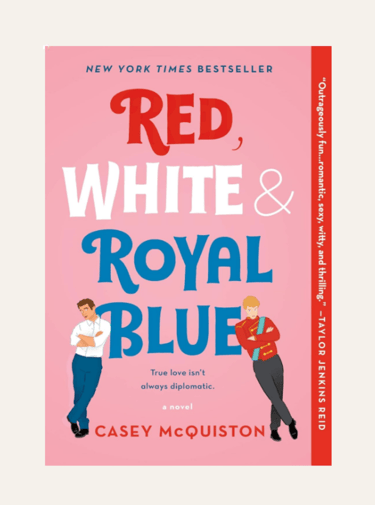 Book cover — Red, White & Royal Blue by Casey McQuiston