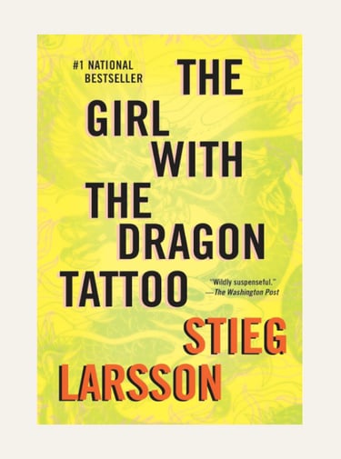 The Girl with the Dragon Tattoo — Stieg Larsson - Book Cover