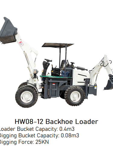 Brand New HW08-12 Backhoe Loader image