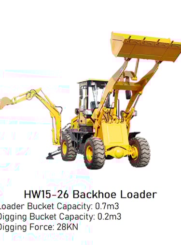 Brand New HW15-26 Backhoe Loader image