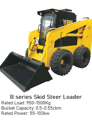 Brand New B series Skid Steer Loader - Rated Load: 950-1500Kg image