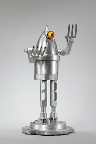 Robot sculpture by Santa Barbara artist Tal Avitzur.
