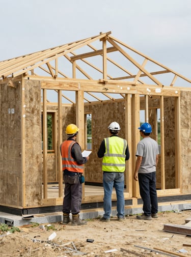 Completed residential building showcasing quality civil construction