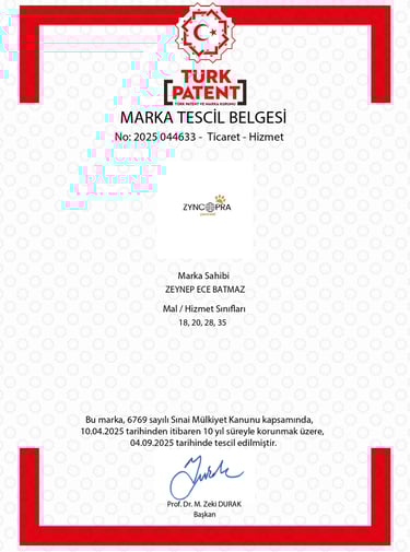 Zyncopra Pawnest trademark certificate – registered brand.