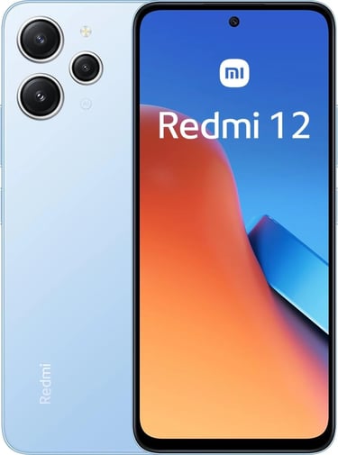 Xiaomi Redmi 12 4G - Smartphone de 4+128GB, Pantalla de 6,79" FHD+ , Azul (Versión ES)