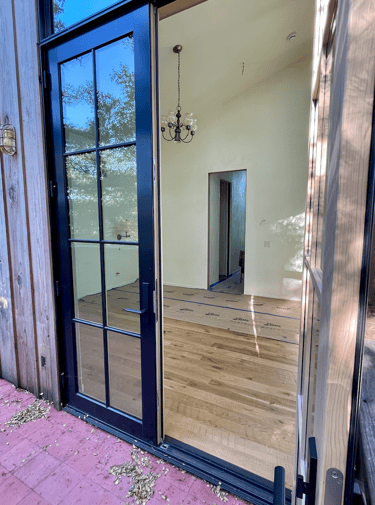 primary suite balcony doors