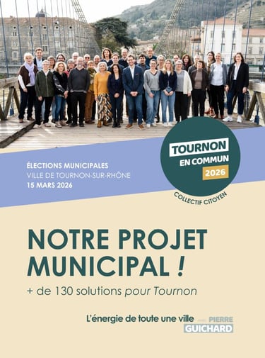 Couverture du projet de Tournon en Commun 2026