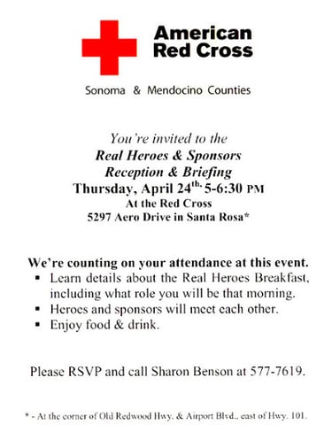 American Red Cross flier