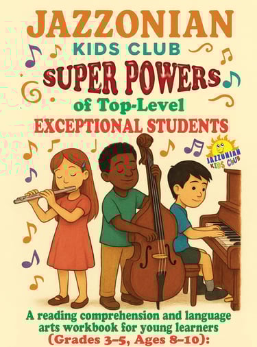 Jazzonian Kids Club Presents a New Book: Super Powers of Top-Level Exceptional Students