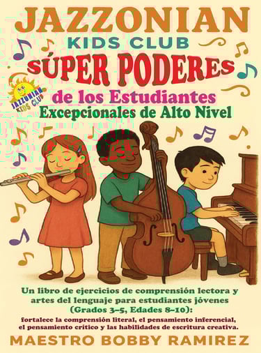 Jazzonian Kids Club presenta un nuevo libro: Super Powers of Top-Level Exceptional Students
