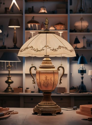 riparazione-lampadario-lumetto-paralume