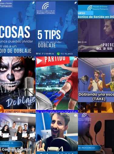 Instagram Soundub Formación Doblaje