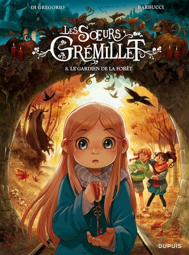 Première de couverture du tome 8 de la BD Les soeurs Grémillet