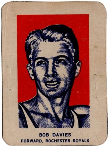 Bob Davies Forward Rochester Royals Vintage Card