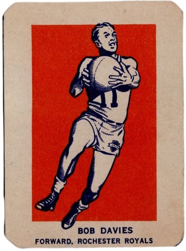 Wheaties Bob Davies Hand Cut Cereal Box Card