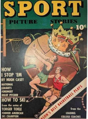 True Sport Picture Stories Magazine vol. 4 no. 5 January February 1948 Basketball Plays