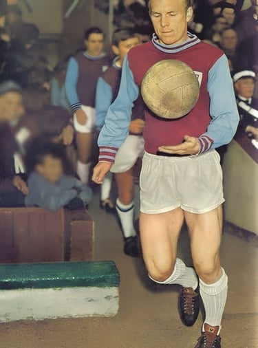 Booby Moore restored photograph