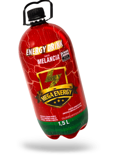 Energético Mega Energy Sabor Melancia - 1,5L