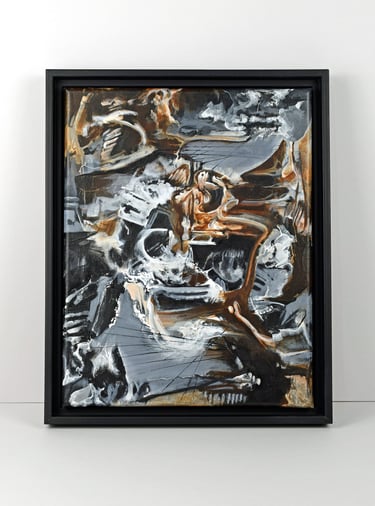 original abstract acrylic painting by Eric Stiles
