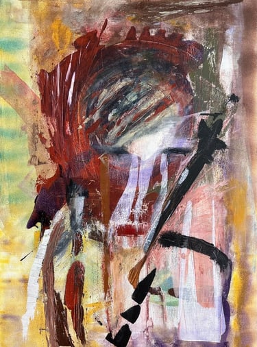 The lady - acrylic on canvas, — Nikki Kelly