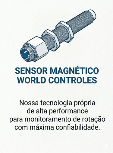 Sensor Magnético World Controles de Alta Performance