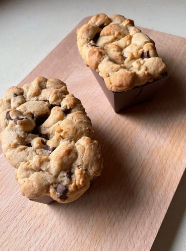 brookie: association de brownie et de cookie mi-cuit