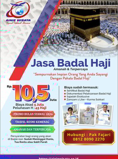 Badal haji untuk orang tua yang sudah meninggal dan hidup