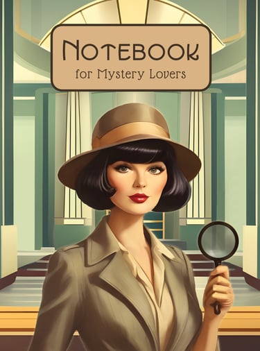 VINTAGE LADY DETECTIVE NOTEBOOK