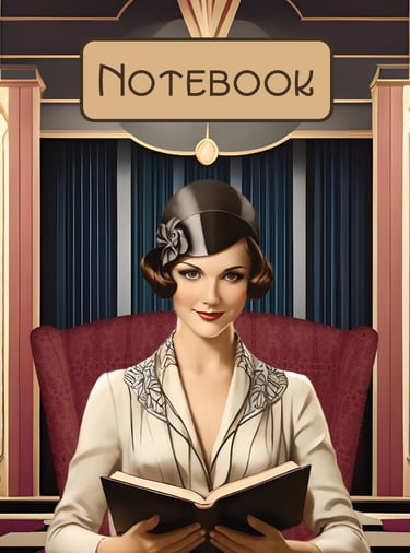 VINTAGE/FLAPPER NOTEBOOK