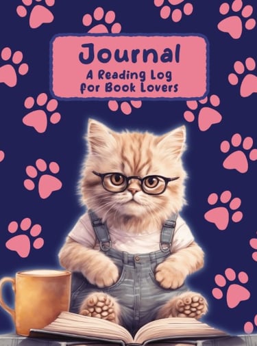 CUTE CAT JOURNAL (Blue/Pink)