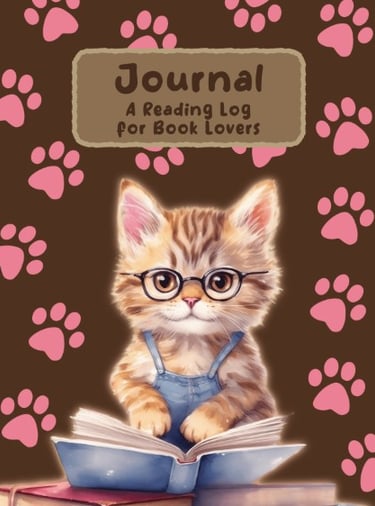 CUTE CAT JOURNAL (Brown/Pink)