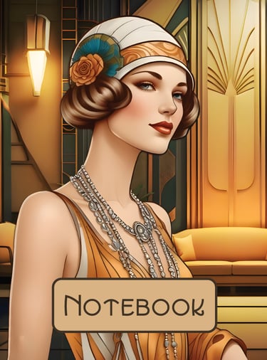 VINTAGE/FLAPPER NOTEBOOK