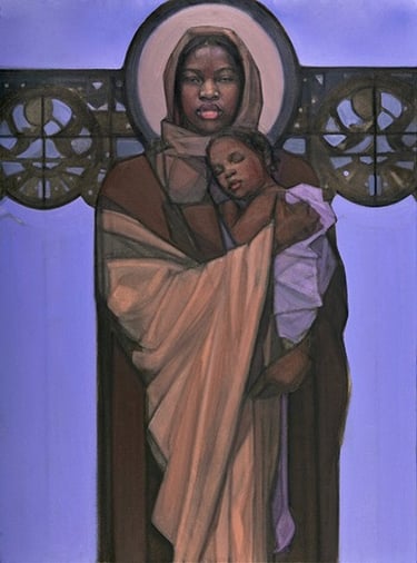 Black Mary and Jesus