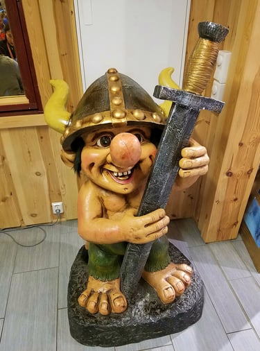 A happy troll near Trollstigen, Norway