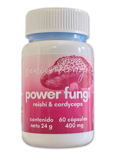 a bottle of power fungus
