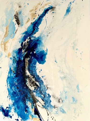 Caroline Blanc peinture abstraite