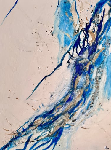 Caroline blanc artiste peintre Drôme Crest Lyon Paris France