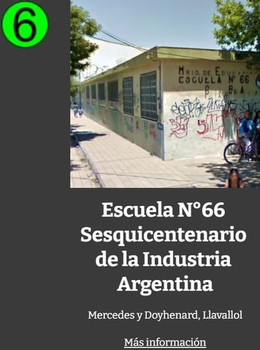 EP Escuela Primaria 66 Llavallol