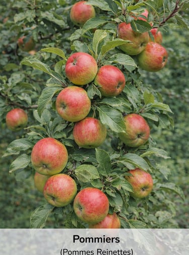 pommiers arbres fruitiers amenagement paysager Domaine du Parc Belbeuf